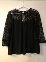 Schwarze Bluse mit Stickerei Niedersachsen - Schortens Vorschau