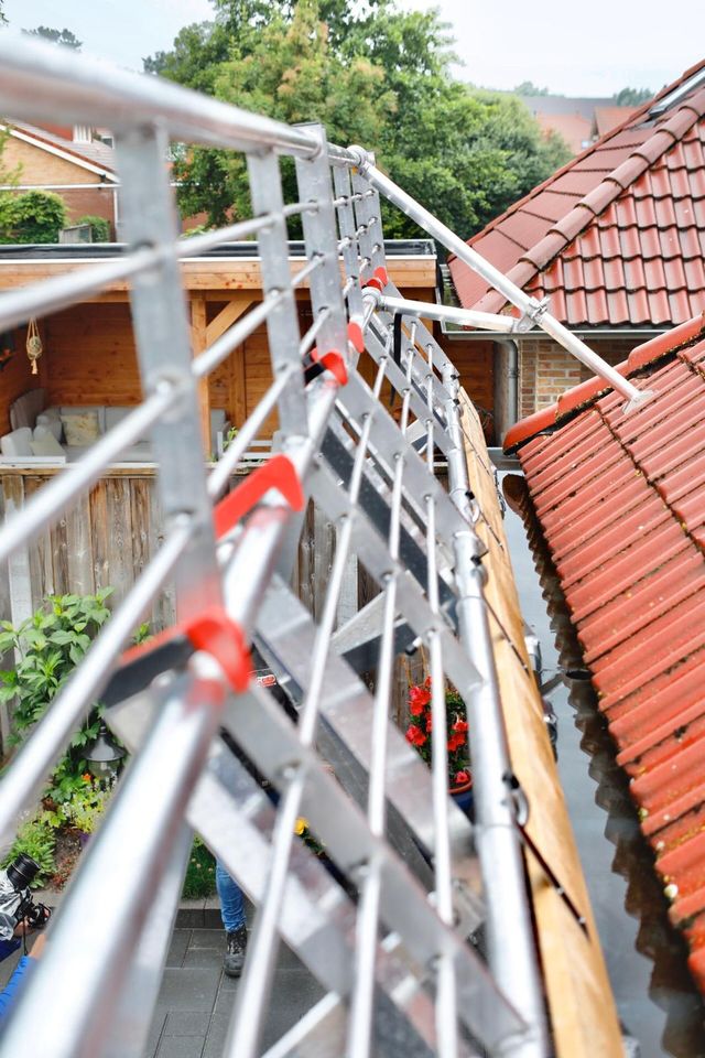 Roof Dachtschutzwand Steildach Absturzsicherung Steildachsystem 9m Fallschutz in Lengede