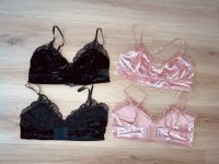 Monki Bh Bralet Bustier Top Spitze Samt M schwarz rosa Niedersachsen - Hameln Vorschau