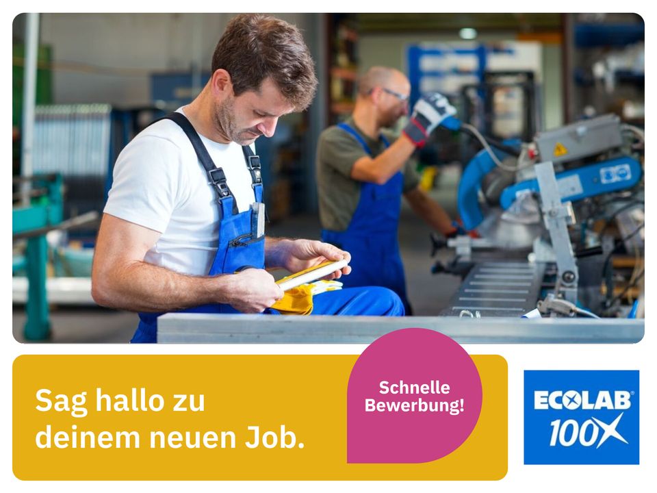 CNC-Dreher (w/m/d) (Ecolab Engineering) *47000 - 55000 EUR/Jahr* in Siegsdorf Anlagenmechaniker Mechatroniker Servicetechniker in Siegsdorf