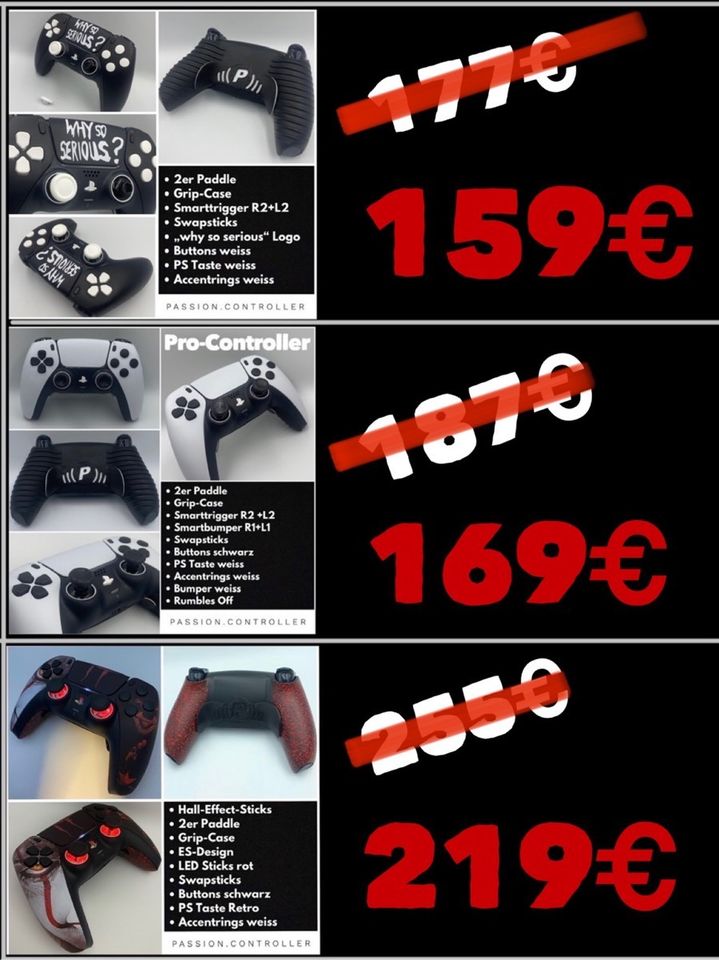 PS5 „Scuf“-Paddles 2er oder 4er. in Loitzendorf