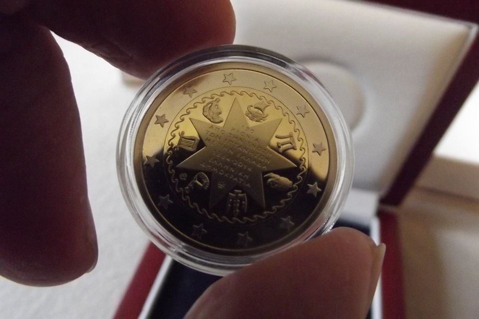 2 Euro Griechenland 2014 Ionische Inseln PP in Box in Bad Herrenalb