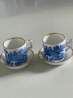 Kleine Tassen blau/weiß mit Goldrand Wuppertal - Oberbarmen Vorschau