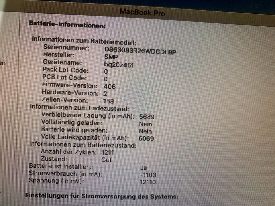 MacBook Pro 15" MID2012 16GB RAM 1TB SSD I7 Prozessor in Bad Aibling