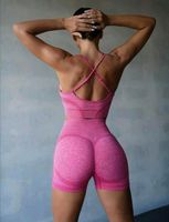 Damen Fitness Sportanzug Set Tights Leggins Pink Wuppertal - Heckinghausen Vorschau