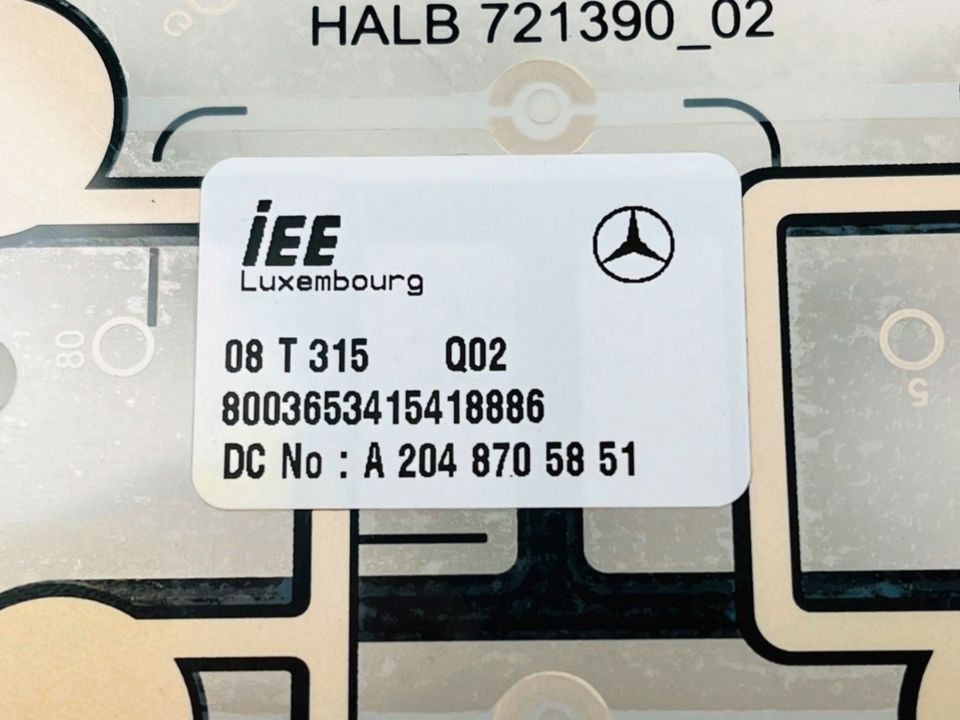 Mercedes Benz W204 Sitzbelegungsmatte Sitzerkennung A2048705851 in Bad Doberan