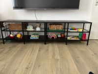 Tv Bank Regal Ikea VITTSJÖ schwarz dunkel braun  / Glas Nordrhein-Westfalen - Herne Vorschau