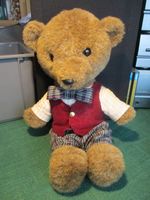 HERMANN Teddybär, MANAGER BÄR, 32cm, mit Anzug, 80er, Vintage Rheinland-Pfalz - Hermeskeil Vorschau