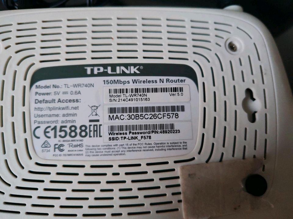 WLAN Router TP-Link TL-WR740N in Oldenburg