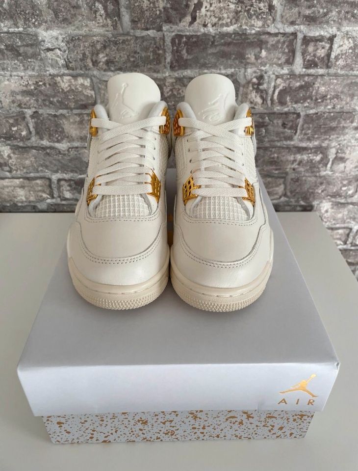 Air Jordan 4 Metallic Gold 38 (limitiert)|Brandneu+Rechnung✅ in Flensburg