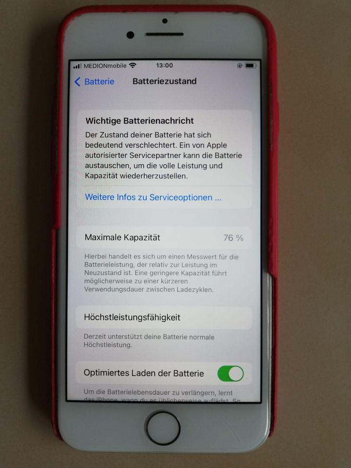 Iphone 7 128GB silber im sehr guten Zustand mit OVP in Duisburg