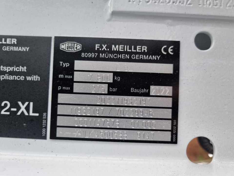 Mercedes-Benz Atego 1224 K 4x2 Meiller-Kipper Klima AHK in Burghaun