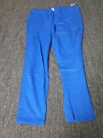 Hose Stoffhose Gr 50 XXL XXXL royal Blau Jeanshose Gummizug Mitte - Wedding Vorschau