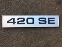 Mercedes Benz W126 420 420SE Typenschild Schild Frankfurt am Main - Ostend Vorschau