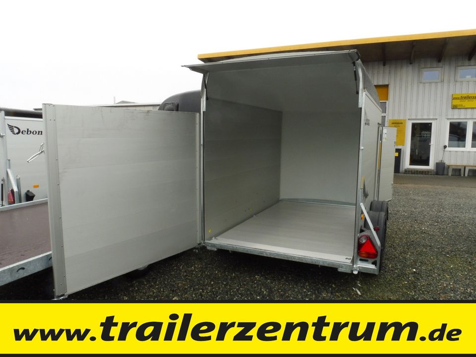 Debon C500 Koffer Anhänger 313x164x201 2000kg 100km/h Alu #C50020 in Altenholz