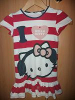 Hello Kitty Kleid 122/ 128 weiß/ rot gestreift Sachsen - Neukirchen/Erzgeb Vorschau