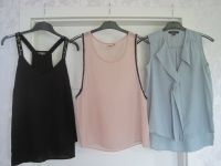 Top Bluse only Kiomi rosa schwarz Steinchen grün Volants Nordrhein-Westfalen - Inden Vorschau