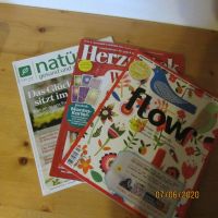 3 Zeitschriften - Herzstück - natürlich - flow Bayern - Wiesent Vorschau