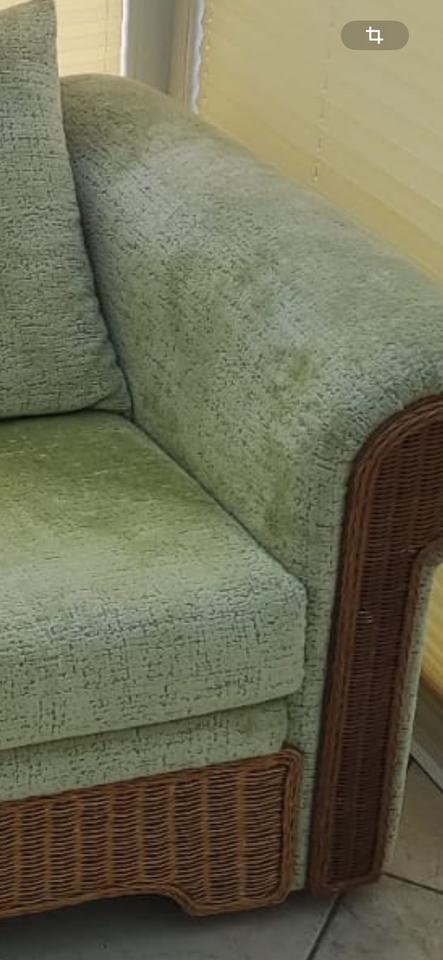 Schlafsofa Gästesofa Korb Grün ausziehbar neu bezogen Grün in Lautertal