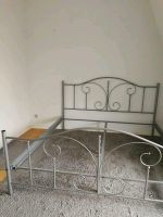 Doppelbett aus Stahl silber wie neu Sachsen-Anhalt - Teutschenthal Vorschau