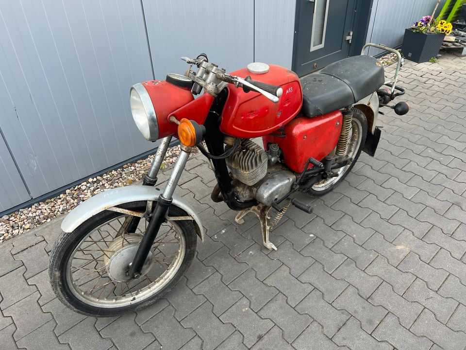 MZ TS125 TS150 TS 125 150 1978 Motorrad DDR M53 in Osterweddingen