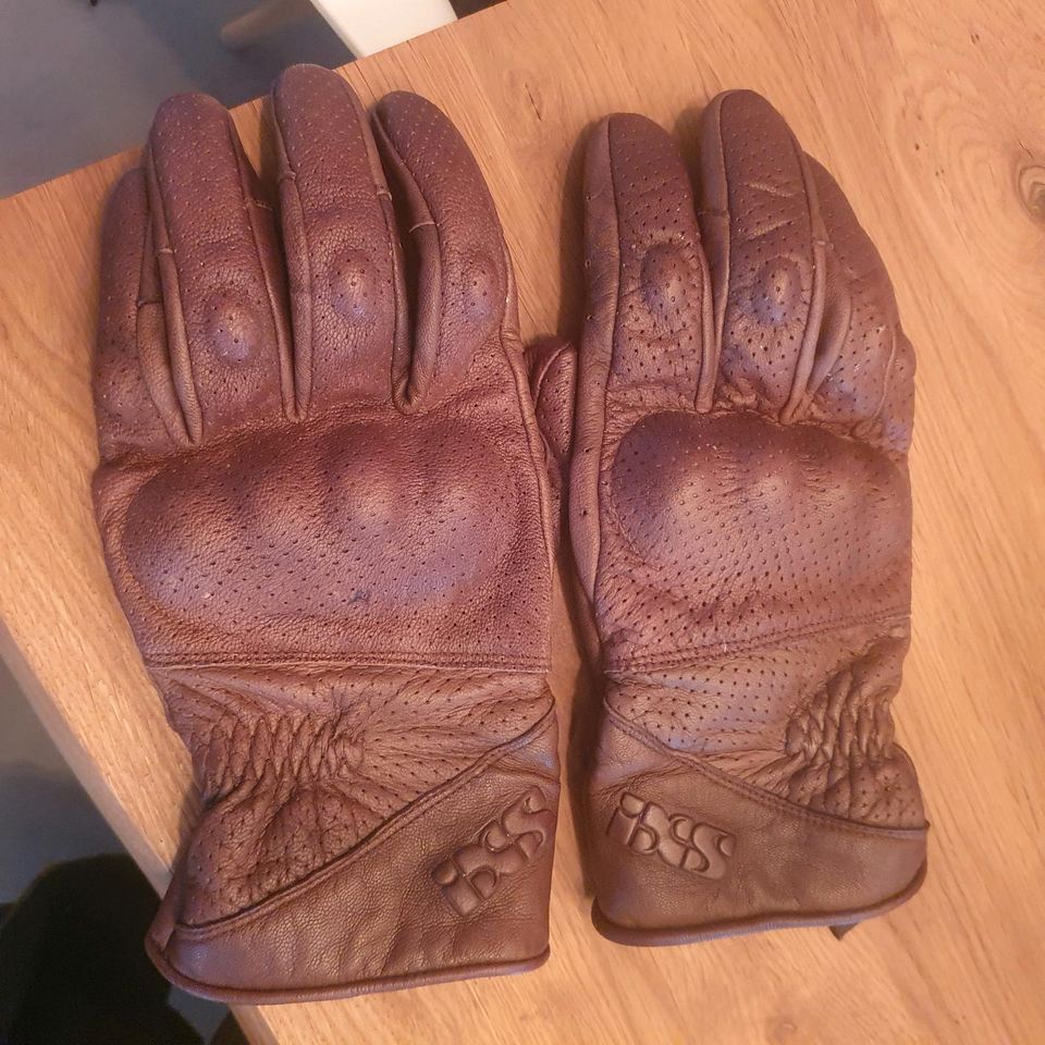 Motorrad Handschuhe Leder braun IXS XL in Freystadt