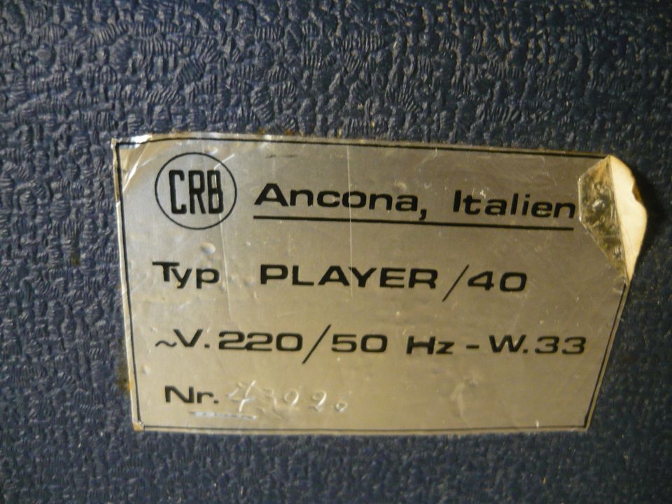 CRB Ancona "Player 40" Vintage Transistor Amp Gitarren Verstärker in Gießen