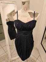 Elegantes Partykleid Gr.36 ,dunkelblau, Glitzer,gut erhalten Nordrhein-Westfalen - Goch Vorschau