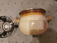 Feuerzangenbowle Emaille Stahl, Topf mit Gestell - Retro Vintage Nürnberg (Mittelfr) - Aussenstadt-Sued Vorschau