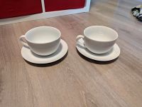 Zwei weiße Porzellan Teeschalen Tassen Milchkaffee Wandsbek - Hamburg Rahlstedt Vorschau