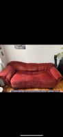 rotes Vintage Mid Century Jugend Stil Art Deco Sofa Couch Mitte - Wedding Vorschau