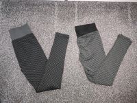 Stretch Leggings S Grau Schwarz Mecklenburg-Vorpommern - Wismar Vorschau