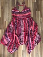 HOLLISTER Kleid 36 S pink Muster asymmetrisch Zipfel Hippie Beach Burglesum - Lesum Vorschau