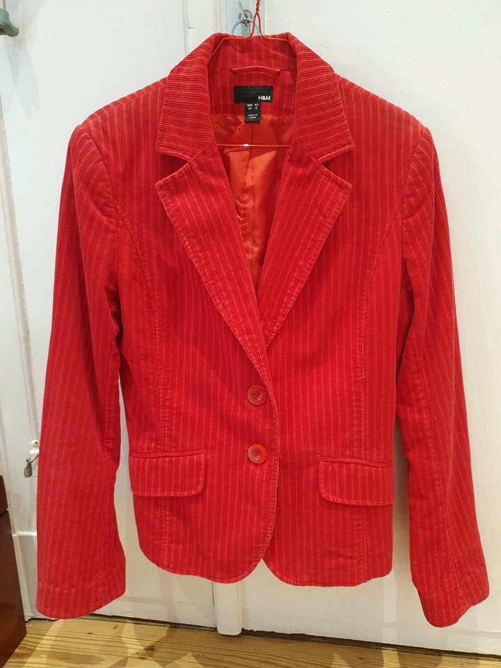 Damen Blazer rot Größe 42 H&M in Hamburg