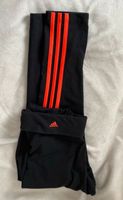 adidas Damen 3 Stripes Sportleggins, Black/Pink Niedersachsen - Schellerten Vorschau