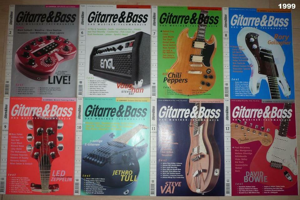 GITARRE & BASS (MUSIKER) Das Musiker Fachmagazin - 1986 bis 2007 in Kulmbach