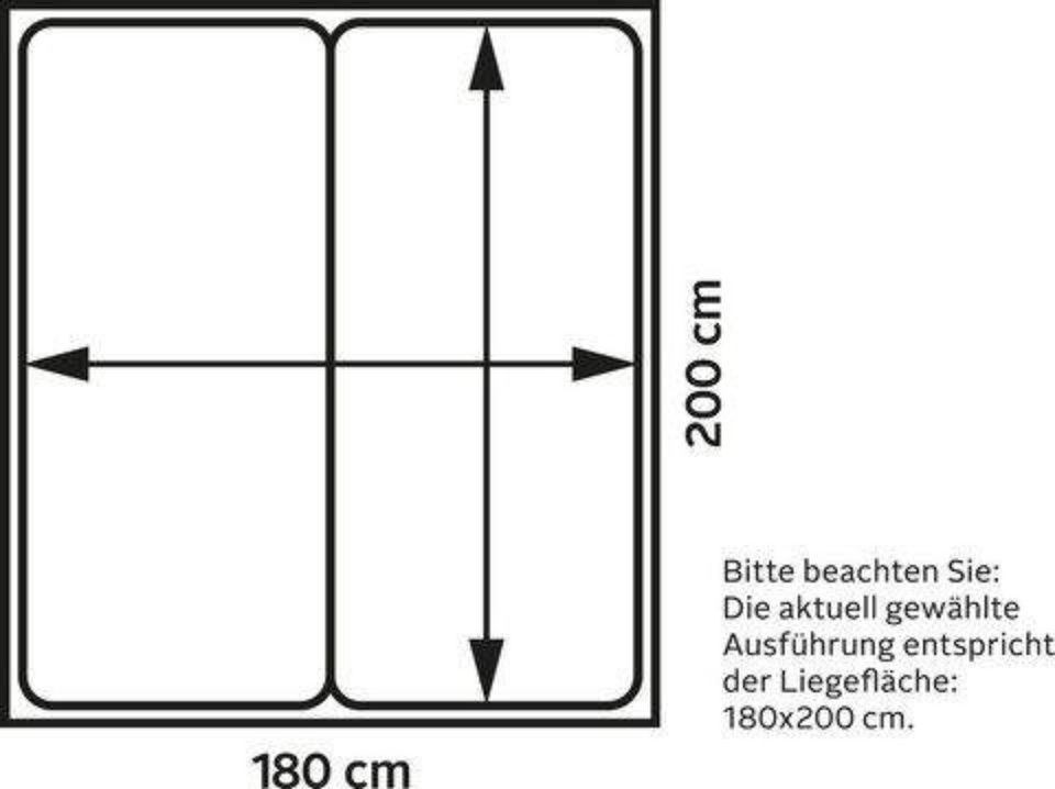 Stauraumbett »Flexx« 180 x 200 in Hamburg