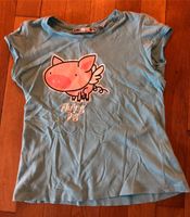 Tshirt mit Schwein mit Flügeln Türkis-blau Altona - Hamburg Blankenese Vorschau