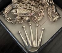 Königskette 925 Silber mit Rolex Krone Made in Italy Niedersachsen - Göttingen Vorschau