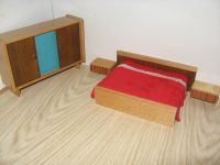 Schlafzimmer für  Puppenstube-Puppenhaus-Puppenmöbel Baden-Württemberg - Karlsruhe Vorschau