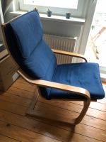 Ikea POÄNG Sessel, Birkenfurnier, dunkelblau Findorff - Findorff-Bürgerweide Vorschau