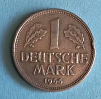 1 DM Deutsche Mark BRD 1966 G Münze Bayern - Großheubach Vorschau