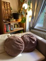 2 x Julius round pale pink velvet cushions (ø 45 cm) from MADE Berlin - Neukölln Vorschau