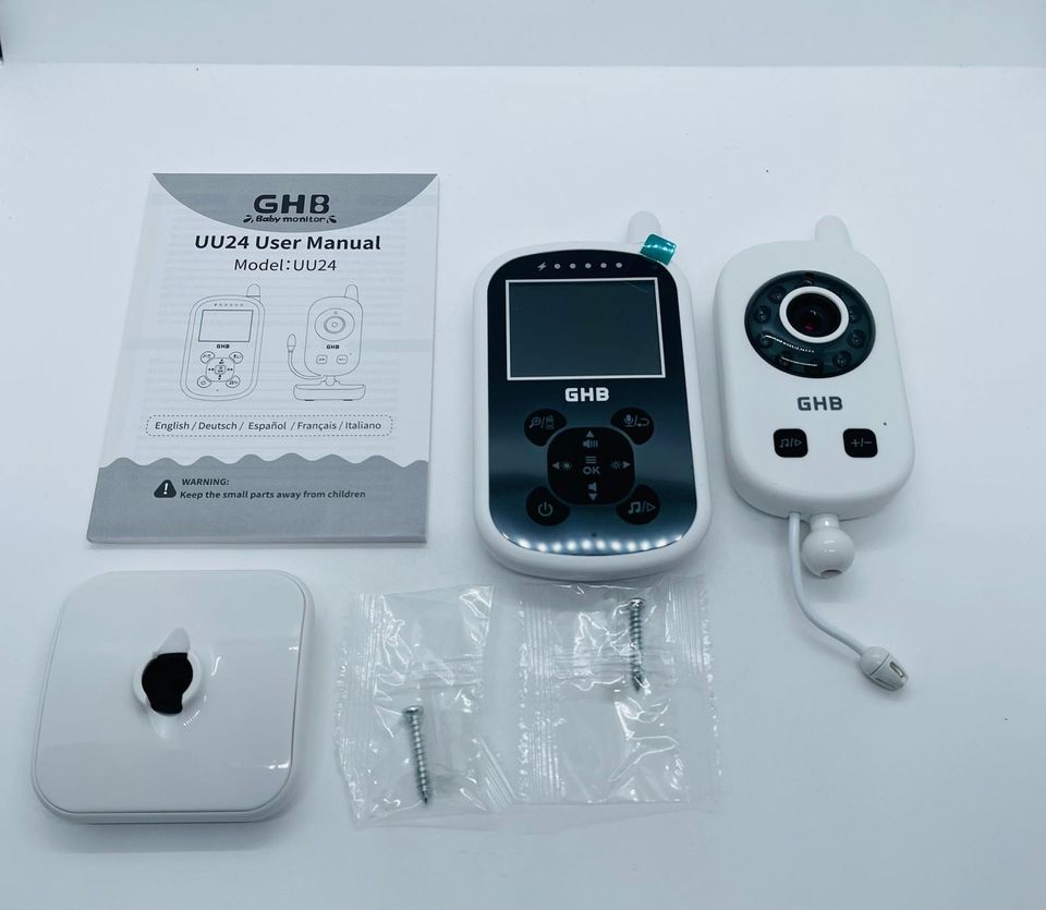 GHB Babyphone mit Kamera UU24 Video Baby Monitor 2,4 GHz Nacht in Hamburg