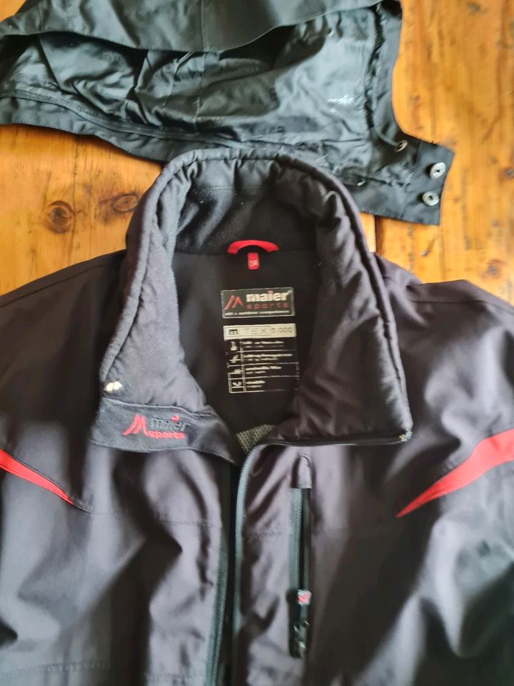 Maier Sports Skijacke gr 54 schwarz TeX 5000 rot bequem in Oldenburg