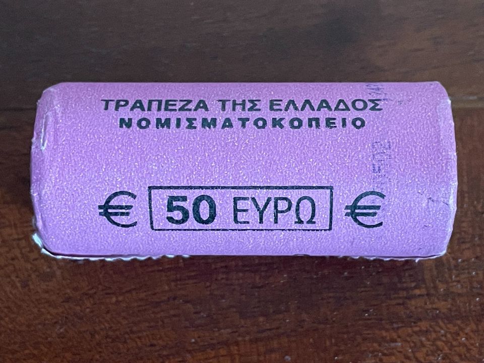 2€ Münzen 2002 Griechenland | 50€ Rolle | TOP | ungeöffnet in Plaidt