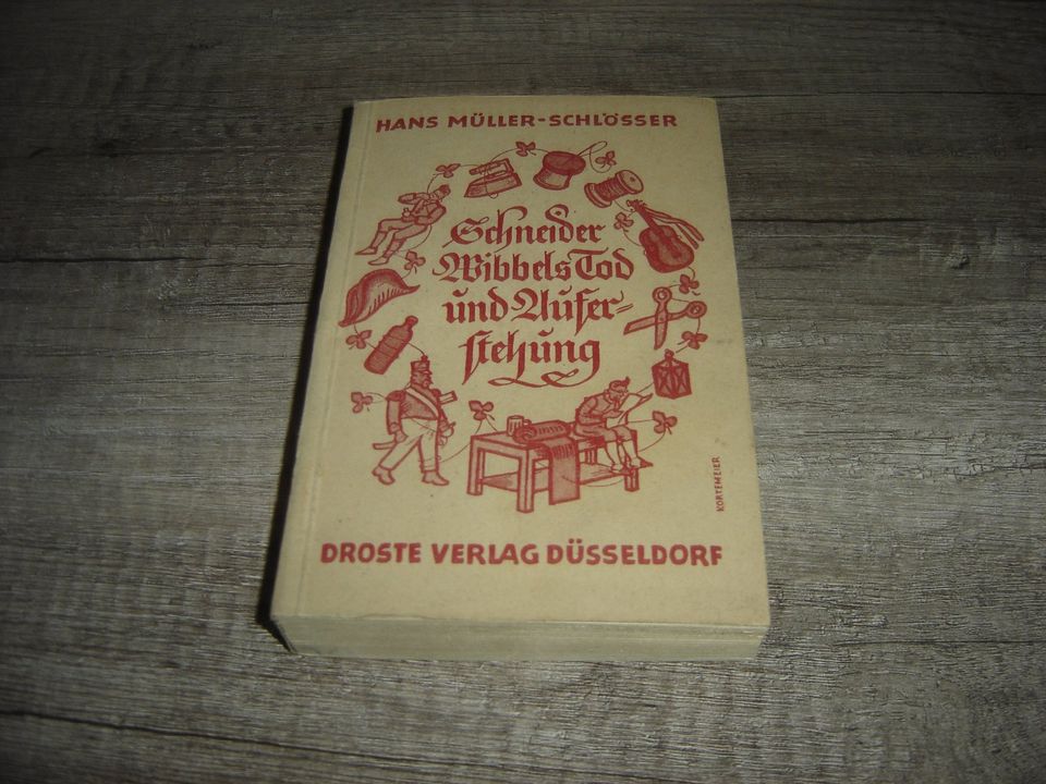 altes  Buch Schneider Wibbels Tod und Auferstehung Droste Verlag in Bad Berka