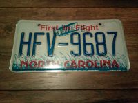 Original US Nummernschild North Carolina Hessen - Spangenberg Vorschau