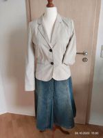 Beige Blaser und Jeans Tellerrock Sachsen-Anhalt - Naumburg (Saale) Vorschau