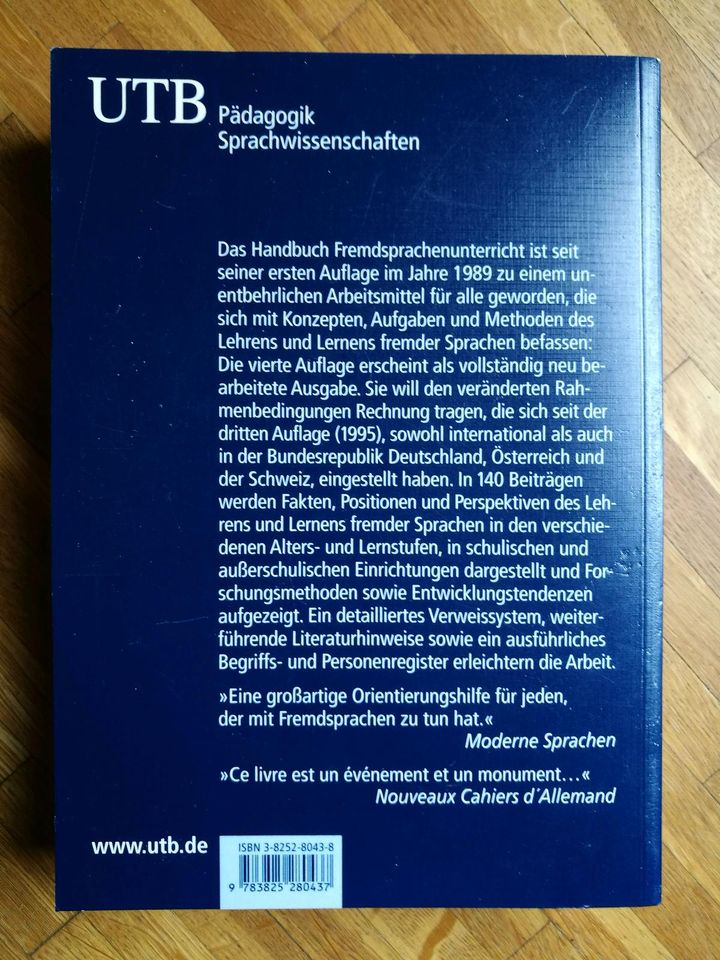 Handbuch Fremdsprachenunterricht von Karl-Richard Bausch in Witten